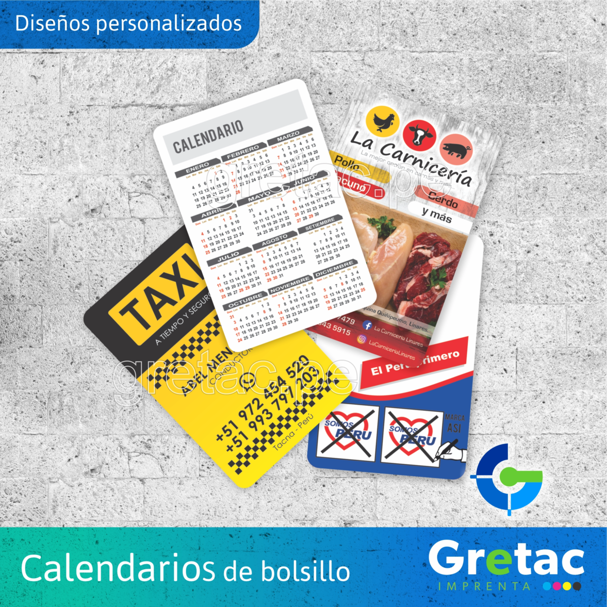 Calendario de bolsillo